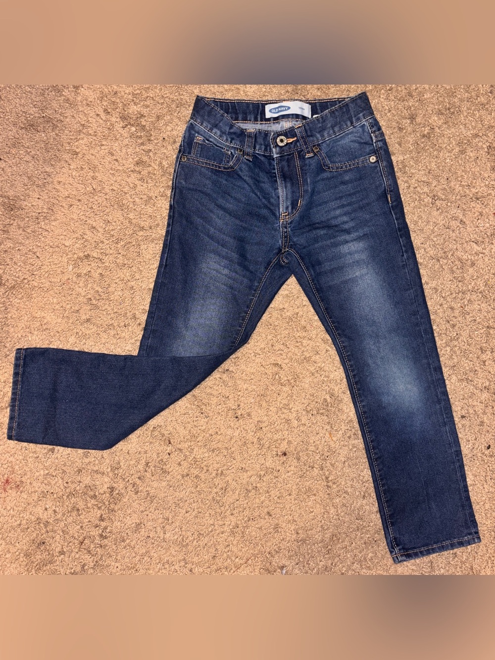 Old Navy Girls Skinny Jeans – Size 6 – Dark Wash – Stretch Denim